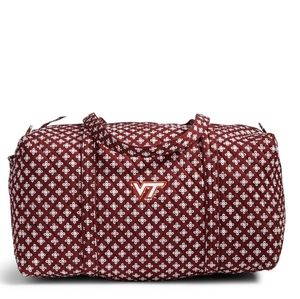 Vera bradley Virginia tech large duffle travel bag